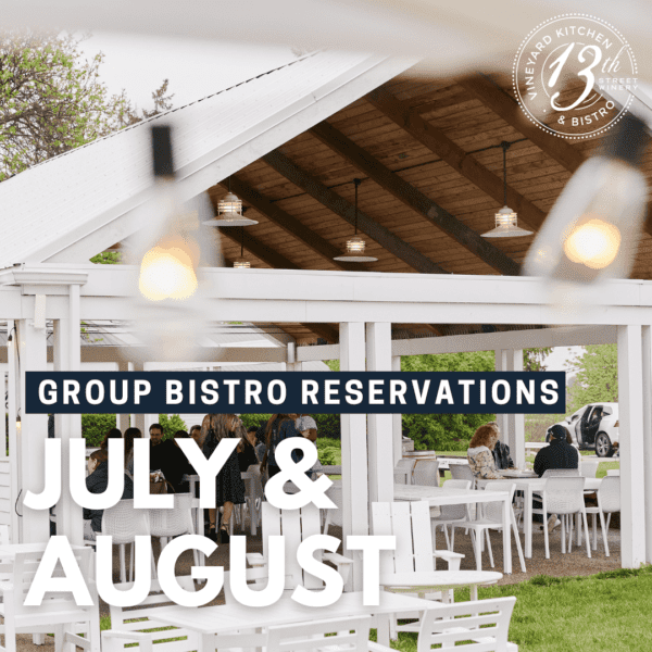 Bistro Group Reservation: July & August 2025