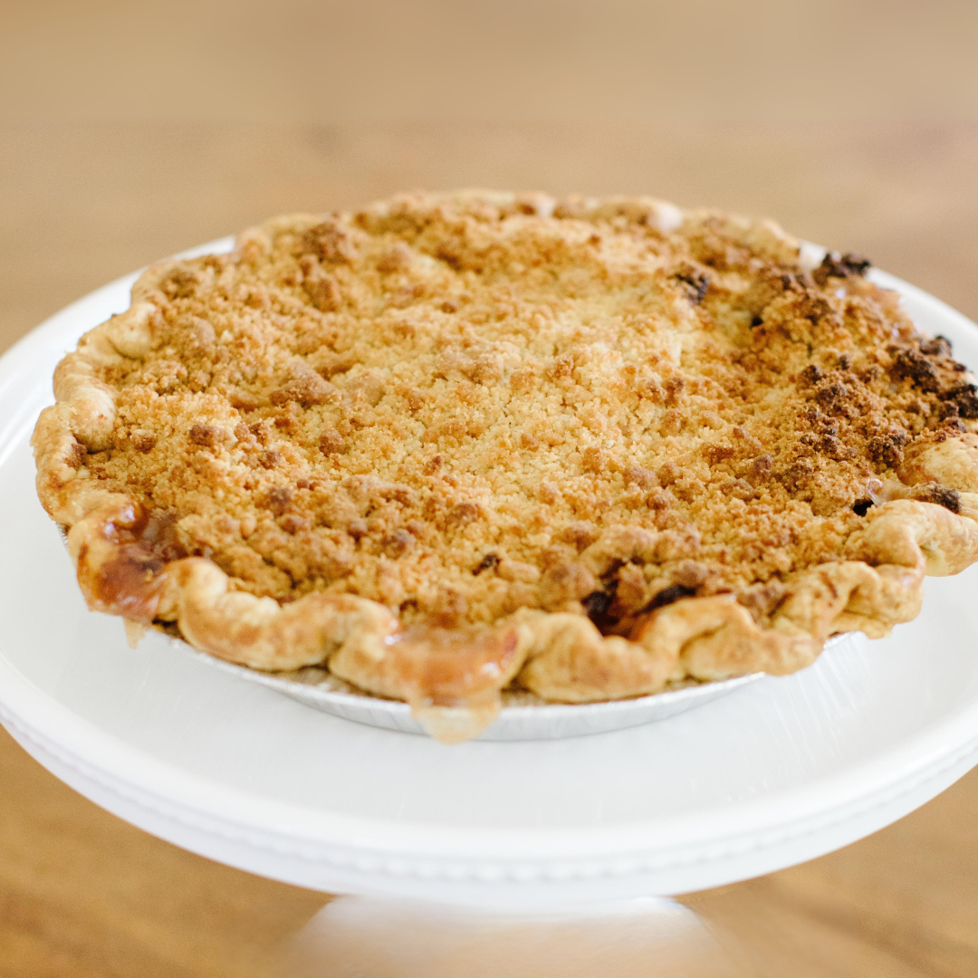 Rhubarb Pie – Crumble Top