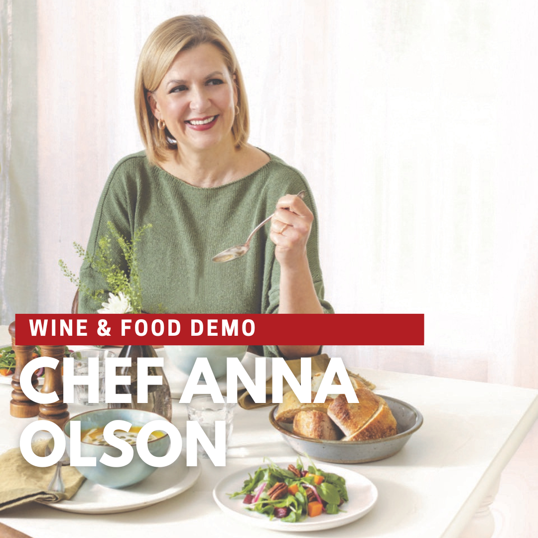 Wine & Food Demo with Guest Chef Anna Olson